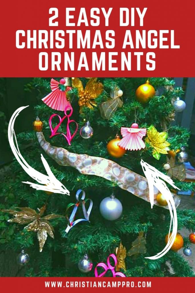 2 Easy DIY Angel Christmas Ornaments
